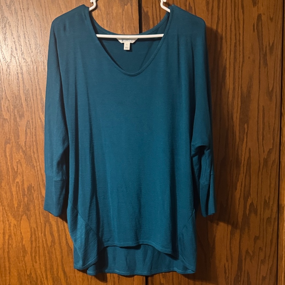 Market & Spruce Teal Tunic Top